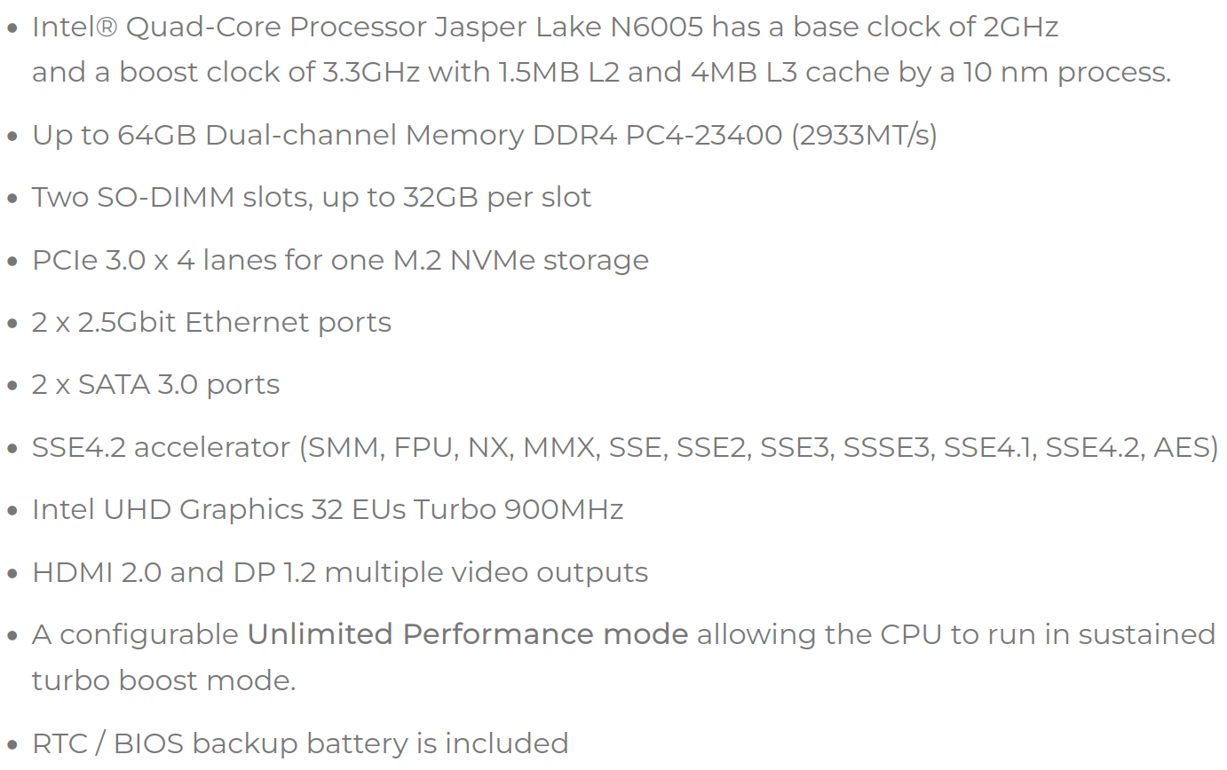 ODROID-C4 Specs